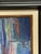 Textile 1949 Mid-Century Expressionist Floral Still Life Oil Painting, Signed For Sale - Image 7 of 9