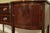 Brown Hepplewhite-Style Serpentine Mahogany Sideboard on Tapered Legs For Sale - Image 8 of 16