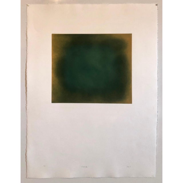 Paint Joe Novak, Abstract Color Field Gradient Monoprint Aquatint Etching California Minimalism, 2001 For Sale - Image 7 of 10