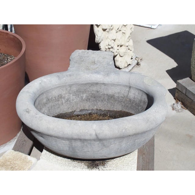 Antique Marble Basin From an Italian Villa, Early 1900s For Sale - Image 10 of 12