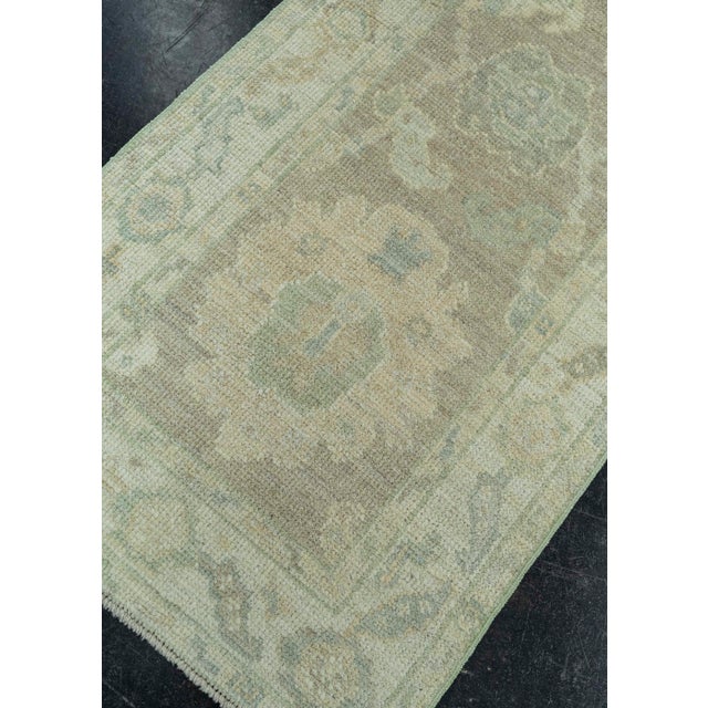 Textile Turkish Oushak Rug 2'2" x 5' #19368 For Sale - Image 7 of 8