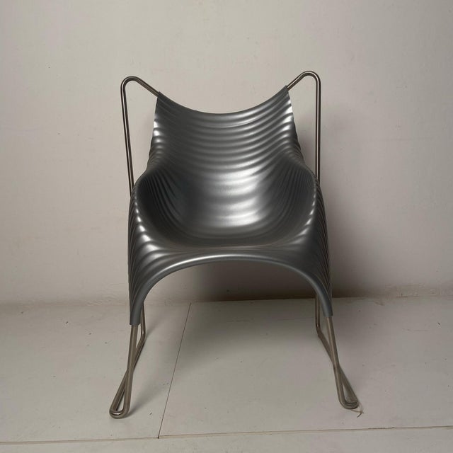 Postmodern Wavy Chair by Ron Arad for Moroso, Italy, 2007 For Sale - Image 3 of 8
