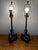 Theodore Alexander Vintage Pair of Bronze & Marble Swan Table Lamps For Sale - Image 10 of 12