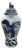 Vintage Large Chinoiserie Blue& White Porcelain Ginger Jar Dragon & Phoenix 36" H For Sale