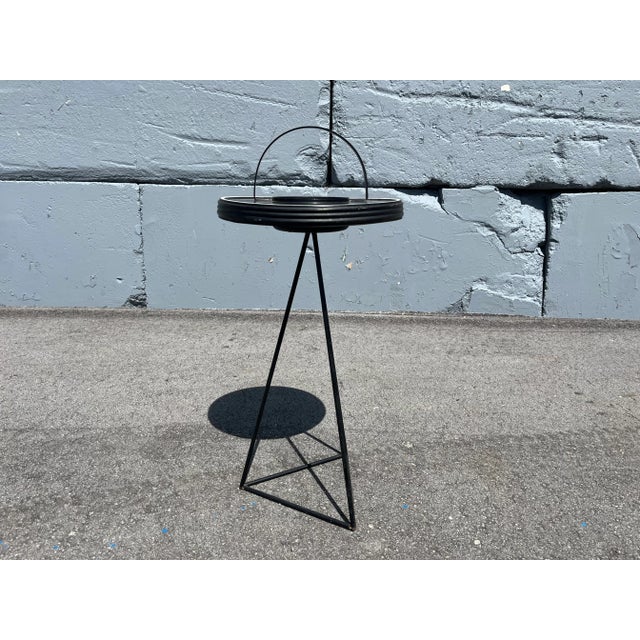 Black 1940s Standing Ashtray, Black For Sale - Image 8 of 10