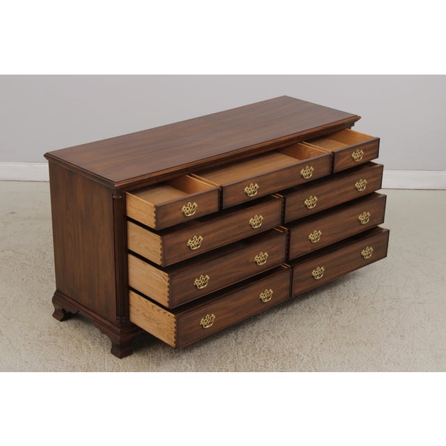 Henkel Harris Henkel Harris Model 166 Walnut Dresser For Sale - Image 4 of 16