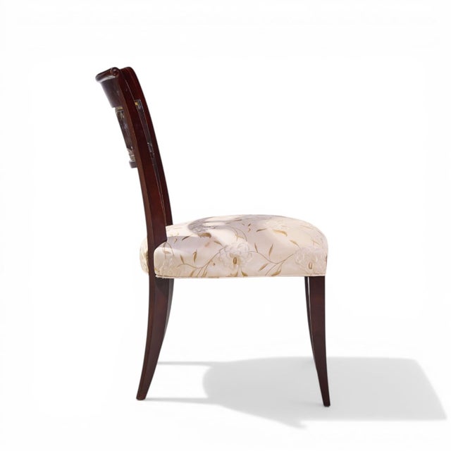 Wood Thomas Pheasant for Baker Cleo Dining Chairs - Set of 8 For Sale - Image 7 of 11