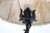 Arts and Crafts Table Lamp in Wrought Iron by Umberto Bellotto, 1910 For Sale - Image 11 of 15