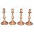 Copper Candlesticks - Set of 4 For Sale