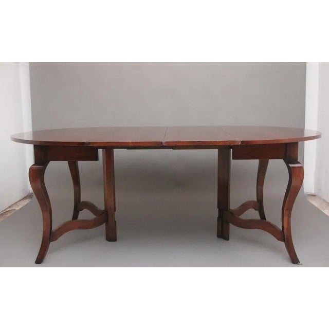 Extending Dining Table in Cherry Wood, 1990 For Sale - Image 4 of 10