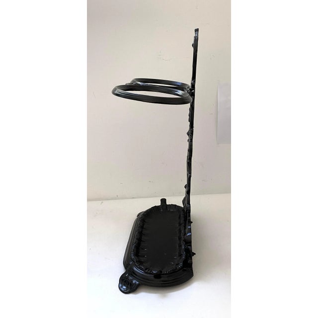 Black Antique Umbrella Stand English Georgian Style For Sale - Image 8 of 13
