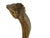 Wood Antique Hand Carved Folk Art Ram Head Wooden Walking Cane For Sale - Image 7 of 9