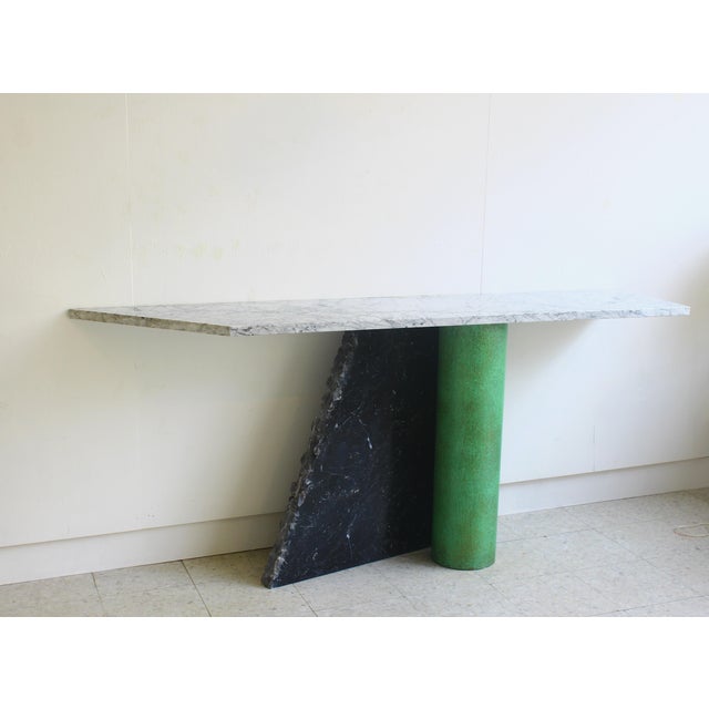Italian Ambiguità Console Table by Lella and Massimo Vignelli for Casigliani, 1980s For Sale - Image 14 of 18