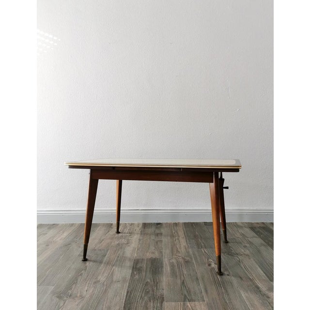 Brutalist Mid-Century Coffee Table with Abstract Patterned Top, 1950s For Sale - Image 3 of 15