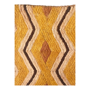 African Kuba Kasai Velvet Raffia Textile Zaire 25.75 "By 20"