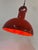 Red Ceramic Hanging Lamp For Sale - Image 6 of 11