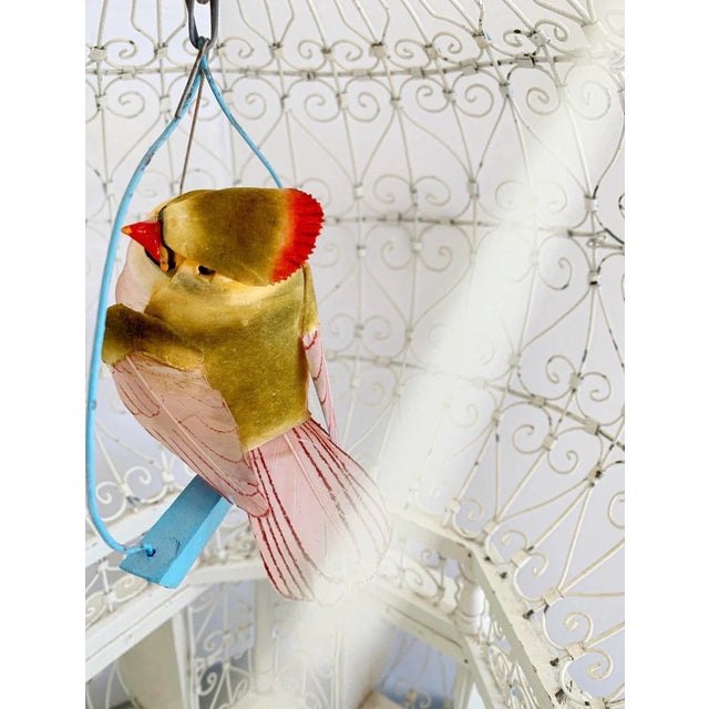 Early 20th Century Vintage French Colonial Domed Bird Cage For Sale - Image 5 of 12