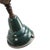 Art Deco French Streetlight in Petrol Green Enamel Cast Iron and Clear Glass by Sammode For Sale - Image 5 of 8