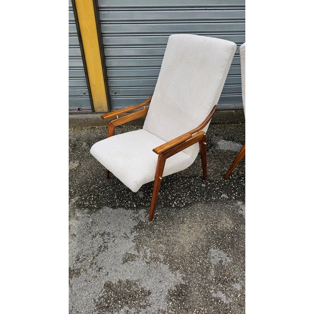 Wooden Armchairs, 1970s, Set of 2 For Sale - Image 12 of 17