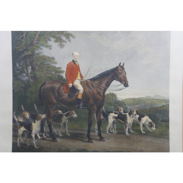 Late 20th Century Mr. Williamson Huntsman Equestrian Fox Hunt Beagle Engraving After Robert Frain For Sale - Image 10 of 14