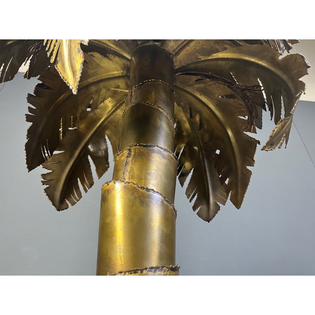 Palm Tree Floor Lamp from Maison Jansen, 1970s, in Very Good conditions. Designed 1970 to 1979 Up to 250V (Europe/UK...