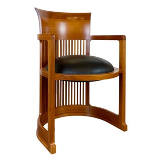 Barrel Chair by Frank Lloyd Wright for Cassina, 1986 For Sale