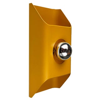 Mid-Century German Space Age Wall Lamp by Klaus Hempel for Kaiser Leuchten, 1960s For Sale