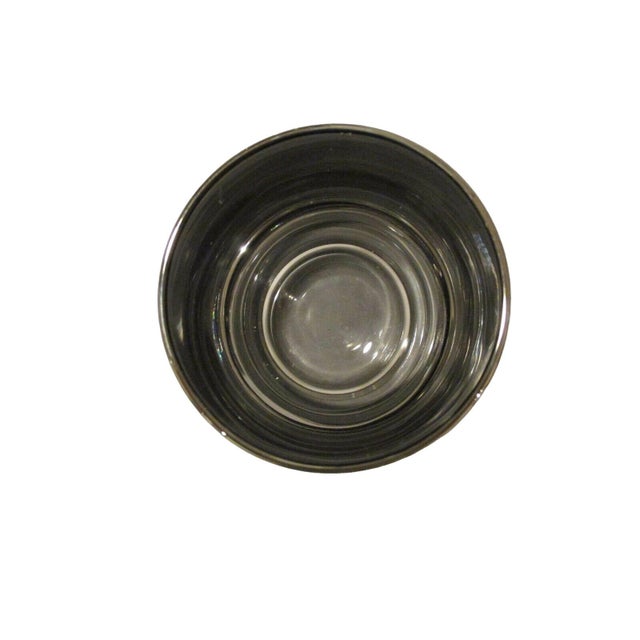 Silver Vintage Dorothy Thorpe Mid Century Modern Silver Fade Ombre Complete Punch Bowl Set Retro 15 pcs Set Complete For Sale - Image 8 of 9