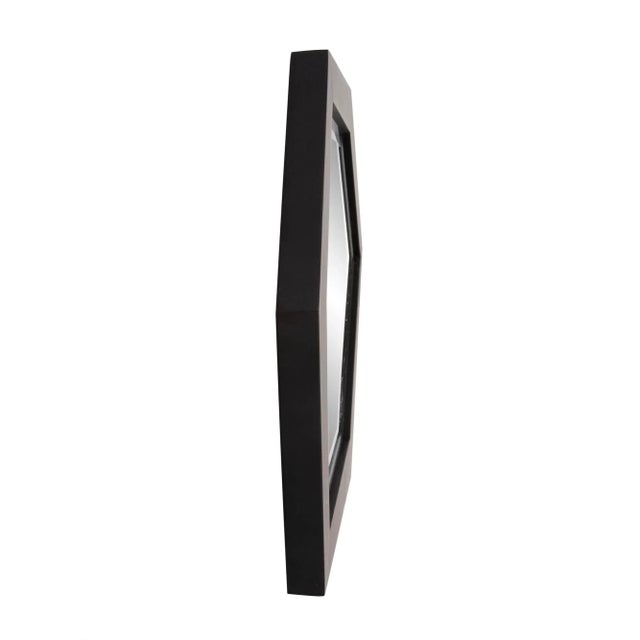 Modern Abrams Mirror - Black For Sale - Image 3 of 7