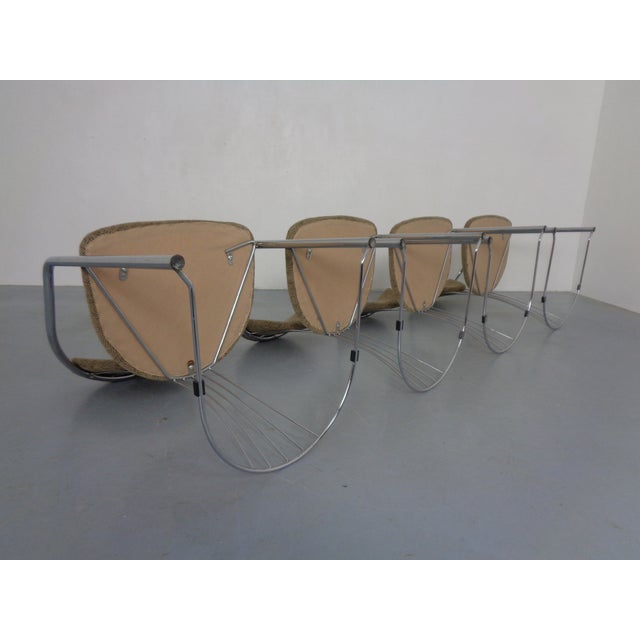 Italian Chrome-Plated Dining Chairs, 1980s, Set of 4 For Sale - Image 14 of 18