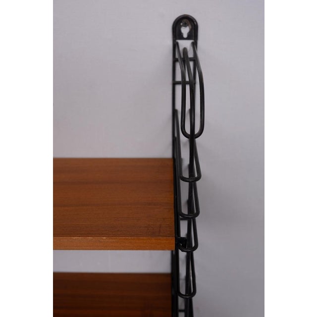 Wood Tomado Modular Shelving System in Teak, 1950s For Sale - Image 7 of 8