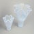Arthur percy for gullaskruf two “reffla” art glass vases, 1970s. Two mouth-blown vases in opalised glass from the “reffla”...