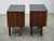 Art Deco Nightstands with Black Opaxit Glass, Czechoslovakia, 1940s, Set of 2 For Sale - Image 10 of 15