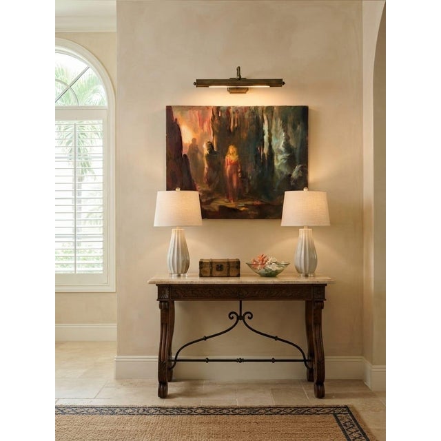 Antique Painting – Mystical Cave Figure Oil on Canvas (1980) For Sale - Image 11 of 12