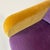 Mid-Century Italian Purple and Yellow Armchair with Wood Conical Legs, 1960s For Sale - Image 10 of 14