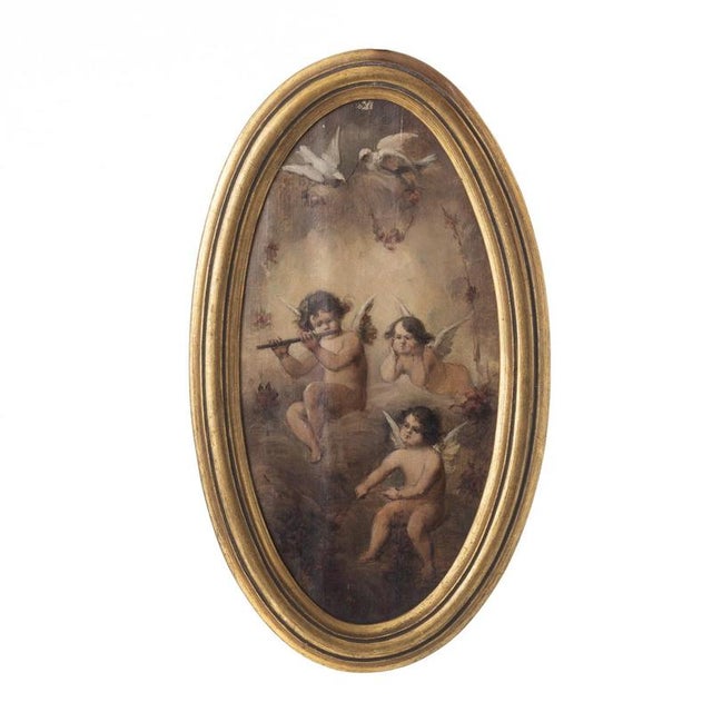 European School Artist, Allegorical Scene, 19th Century, Oil on Canvas For Sale - Image 6 of 6