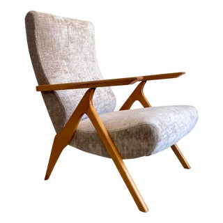 Reclining Armchair 50 by Antonio Gorgone, 1950s For Sale