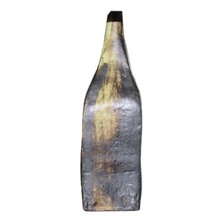 Vintage Brutalist Ceramic Lamp by Nicole Raude, Paris, 1950 For Sale