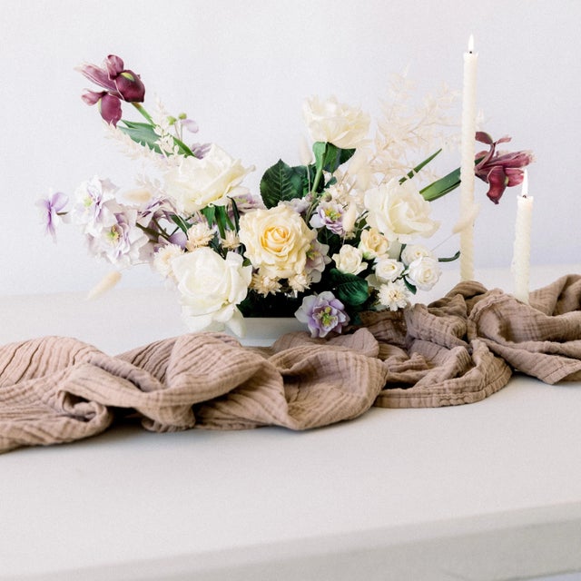 Soft, gauzy, and luxuriously long, our Organic Cotton Table Runner elevates your tabletop with effortless layering. Made...