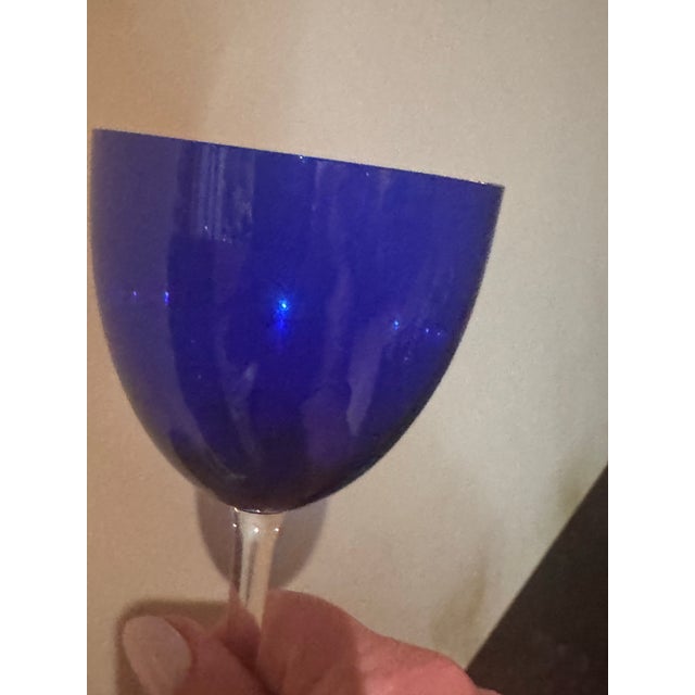 Mid 20th Centur Baccarat Crystal Wine Perfection Pattern Hock Set - 6 Pieces For Sale - Image 12 of 12