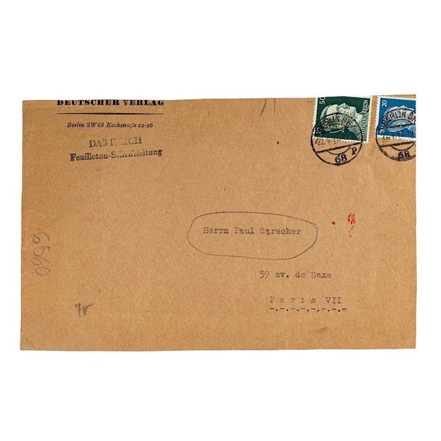 Man On Postcard is a black and white drawing realized in the half of the XX century. The drawing is glued on a postcard...