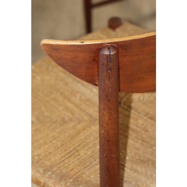 Scandinavian Teak and Rope Chairs by Peter Hvidt, 1960s, Set of 4 For Sale - Image 17 of 18