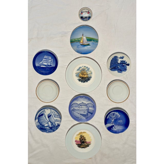 "Come Sail away, come sail away, come sail away with me..." -Styx This carefully curated set of 11 plates feature an...