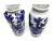 We love these half vases. A big splash of popular Cobalt Blue with white background. These are from the 60s so hand...
