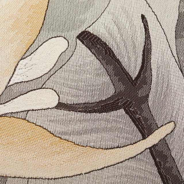 Contemporary Contemporary Schumacher Botanico Pillow in Bronze For Sale - Image 3 of 6