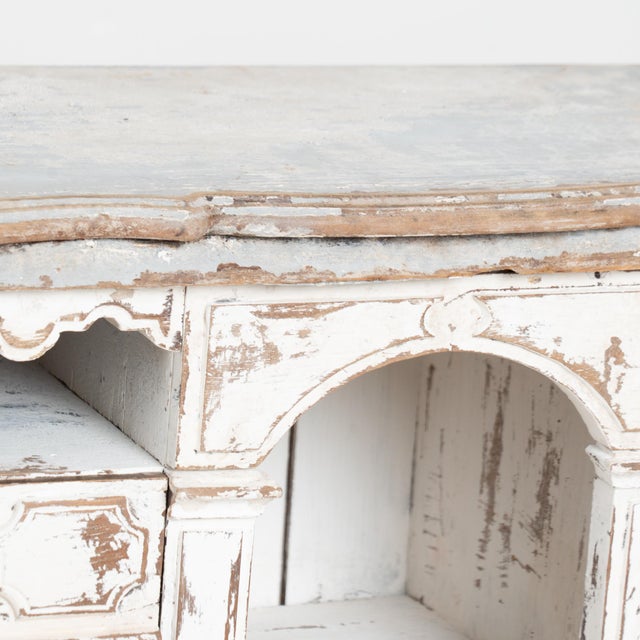 19th Century Swedish Oak Ladies’ Writing Desk Secretary For Sale - Image 10 of 15