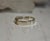 Late 20th Century Vintage Artisan Hand Crafted Sterling Silver 14k Gold Modern Ring Sz 5.75 For Sale - Image 5 of 17