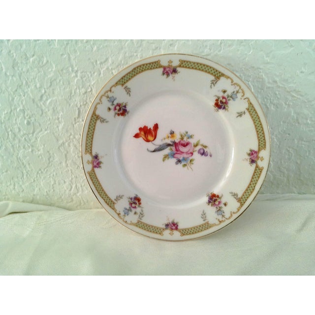 Vintage Floral Dinner & Salad Plates, 8 Pcs Chairish