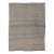 Mid 20th Century Vintage Turkish Kilim With Stripes in Gray Tan Taupe and Cream For Sale