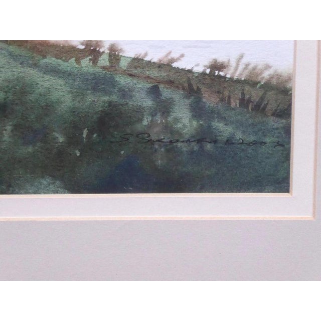 2000 - 2009 S. Sukonkin, Landscape of Petersham Meadow, 2003, Watercolour For Sale - Image 5 of 14